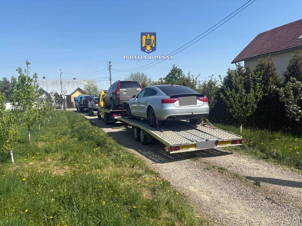 10 mașini de lux au fost găsite la doi bărbați suspectați de furtul de 1.400.000 € din casa unui notar din Suceava 969450