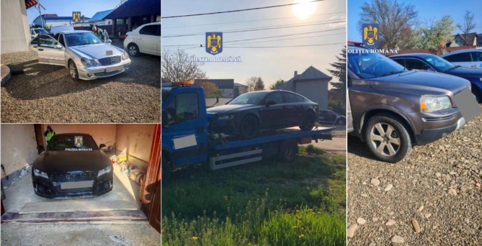 10 mașini de lux au fost găsite la doi bărbați suspectați de furtul de 1.400.000 € din casa unui notar din Suceava 969457