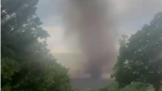 Momentul în care se formează o tornadă în Tulcea. Mesaj RO-Alert de vreme extremă 970854