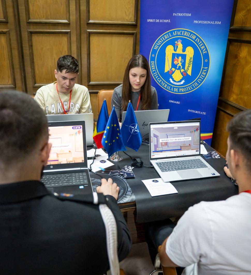 Viitorul României inteligente: olimpicii din Alexandria au descoperit secretele securității cibernetice la sediul MAI 970721