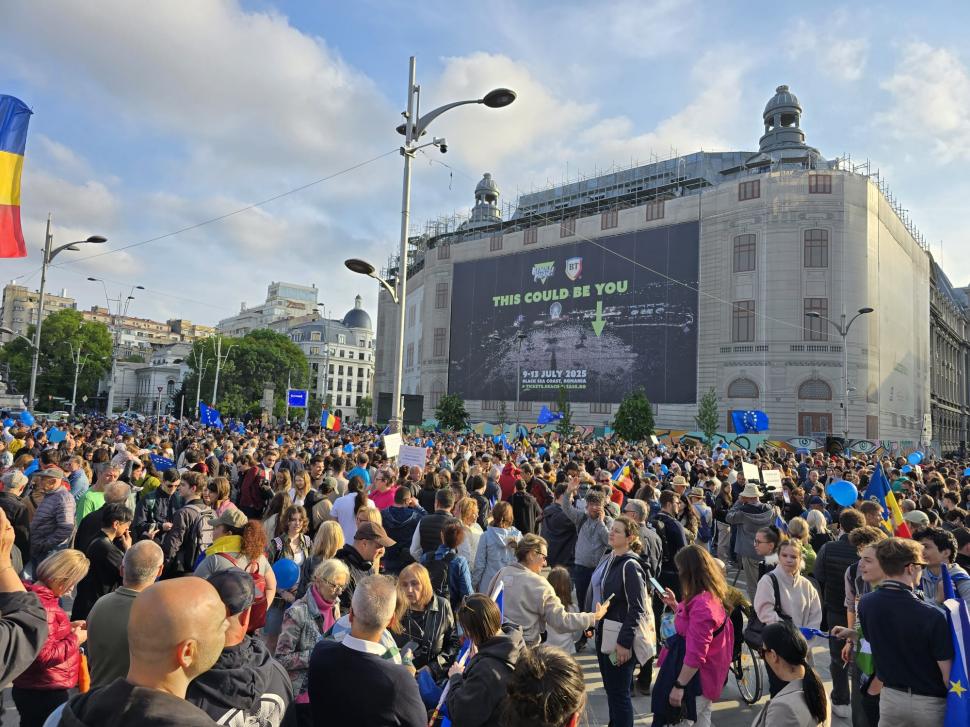 Fără huiduieli și fără frică. România care vrea să rămână în Europa a ieșit în stradă 971474