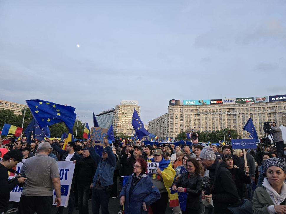 Fără huiduieli și fără frică. România care vrea să rămână în Europa a ieșit în stradă 971501