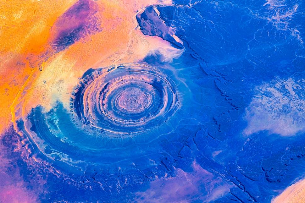 „Ochiul Saharei”, misterul din mijlocul deșertului. Despre craterul uriaș se spune că ar fi locul orașului pierdut Atlantida 971338