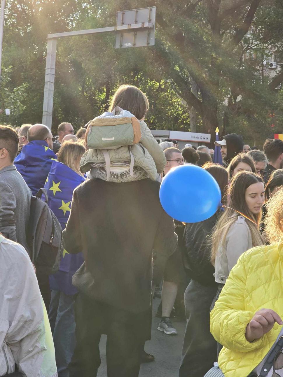 „Un singur drum: Europa!”. Mitinguri pro-UE în București și în mai multe orașe din țară 971424