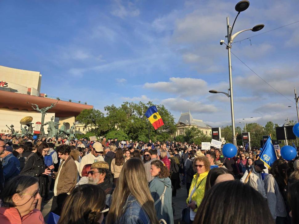 „Un singur drum: Europa!”. Mitinguri pro-UE în București și în mai multe orașe din țară 971427