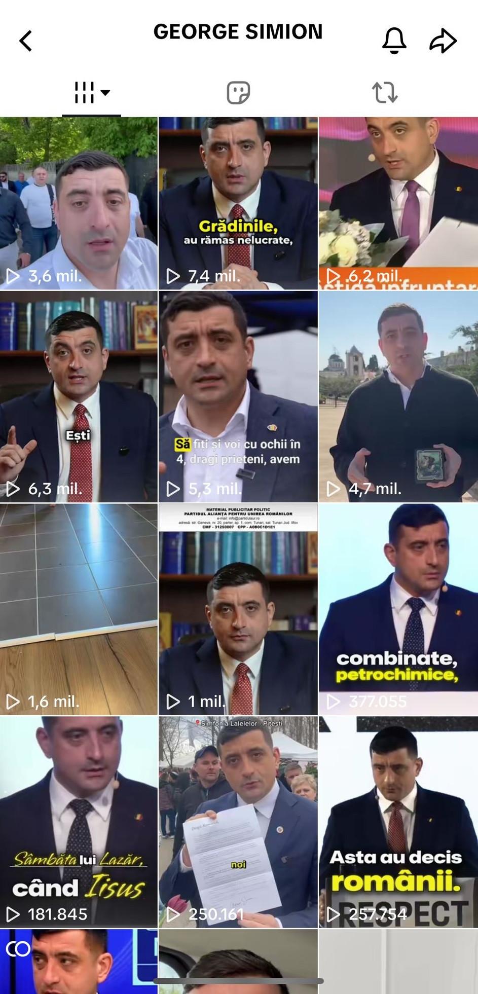 George Simion şi-a redeschis contul de TikTok și pe cel de Facebook în ziua votului decisiv pentru viitorul României 973396