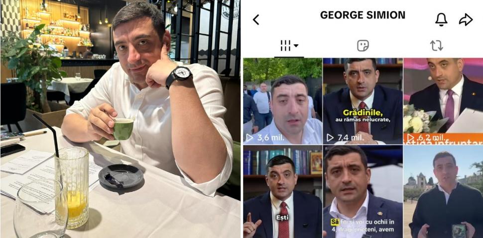 George Simion şi-a redeschis contul de TikTok și pe cel de Facebook în ziua votului decisiv pentru viitorul României 973397