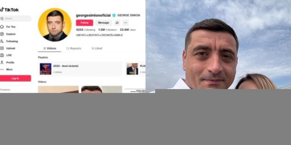 George Simion şi-a redeschis contul de TikTok și pe cel de Facebook în ziua votului decisiv pentru viitorul României 973400