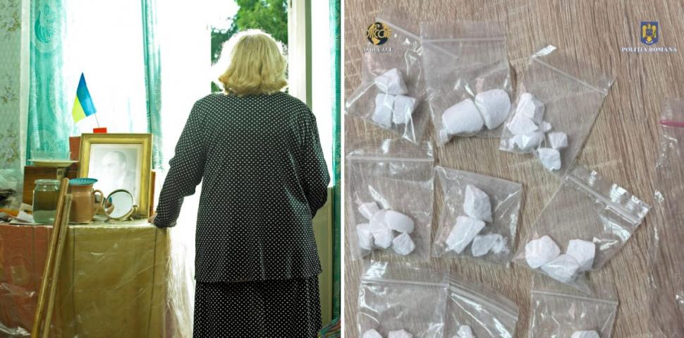 O bătrână de 82 de ani din Miercurea Ciuc, cercetată după ce a vândut cocaină. Ce au descoperit poliţiştii în locuinţa ei 975548