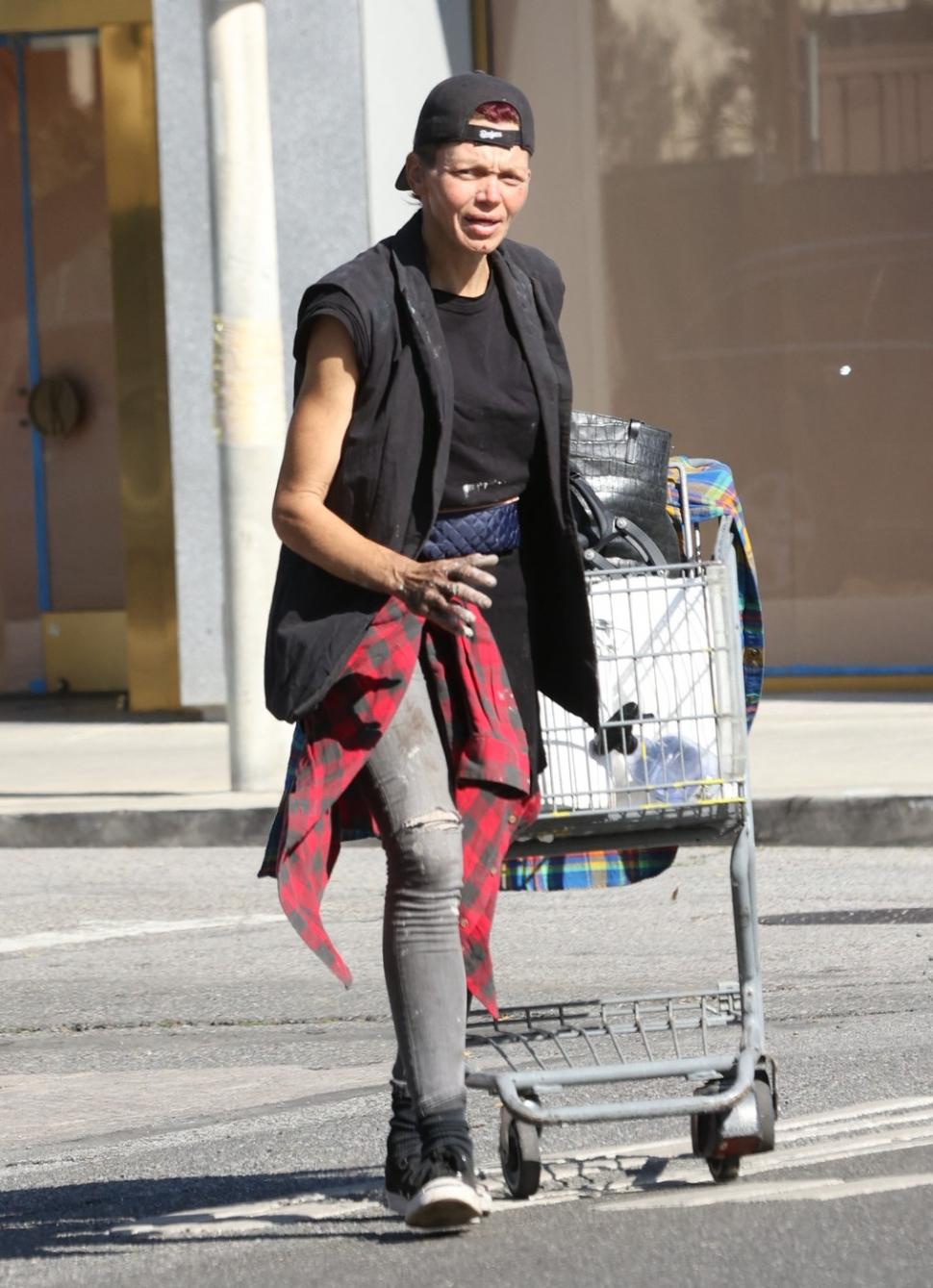 A fost model de succes și soția unui star din Baywatch, dar a ajuns să trăiască pe străzi și să mănânce din gunoaie 976366