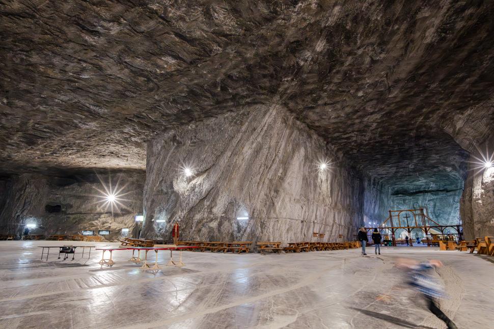 Cum arăta Salina Praid, înainte să fie distrusă de inundaţii. 500 de mii de turiști au vizitat salina în 2024 977313