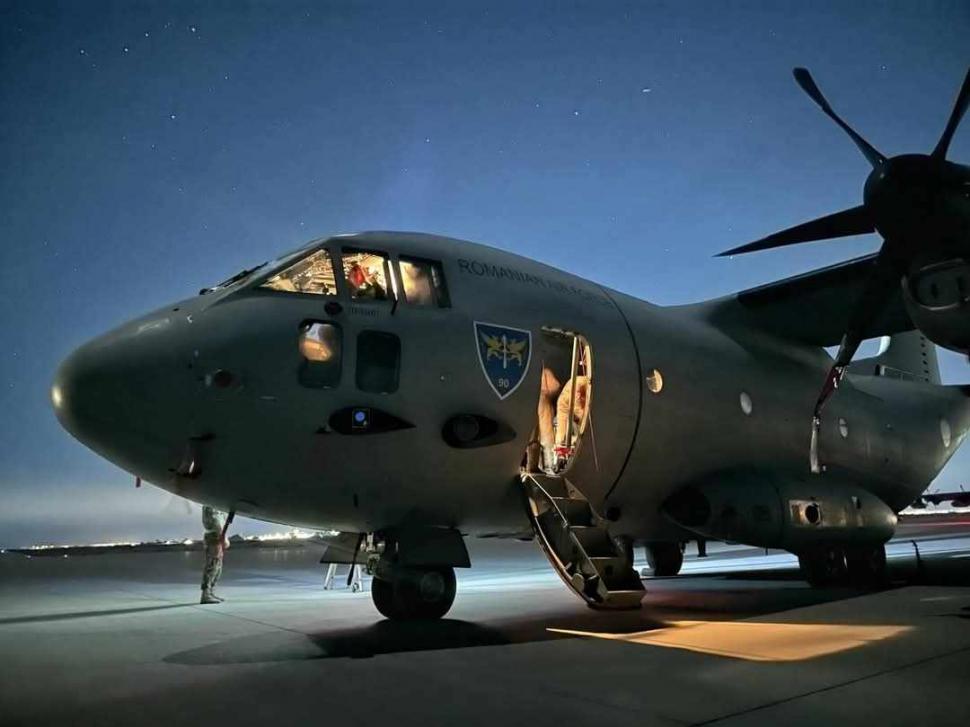 Imagini exclusive din avionul Spartan amenajat special pentru Nicușor Dan și delegația României la Vilnius 977715