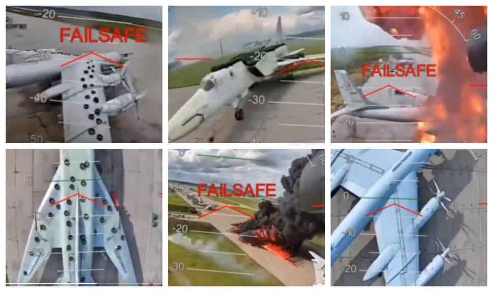 Câte bombardiere rusești a lovit Ucraina. Estimările NATO diferă de cele ale SUA. Cel puțin 10 avioane au fost complet distruse 978448