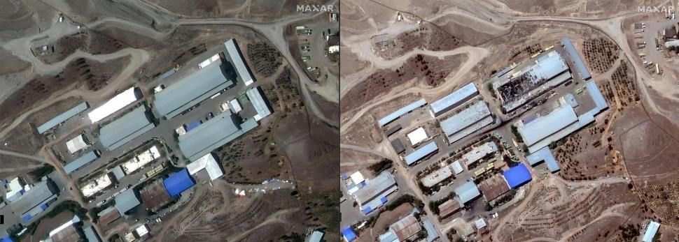 Imagini din satelit. Cum arată siturile nucleare iraniene după bombardamentele Israelului 981127