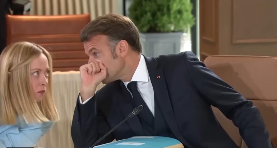 Momente virale la Summitul G7. Meloni își dă ochii peste cap într-o discuție secretă cu Macron, Trump scapă pe jos acordul comercial 981304