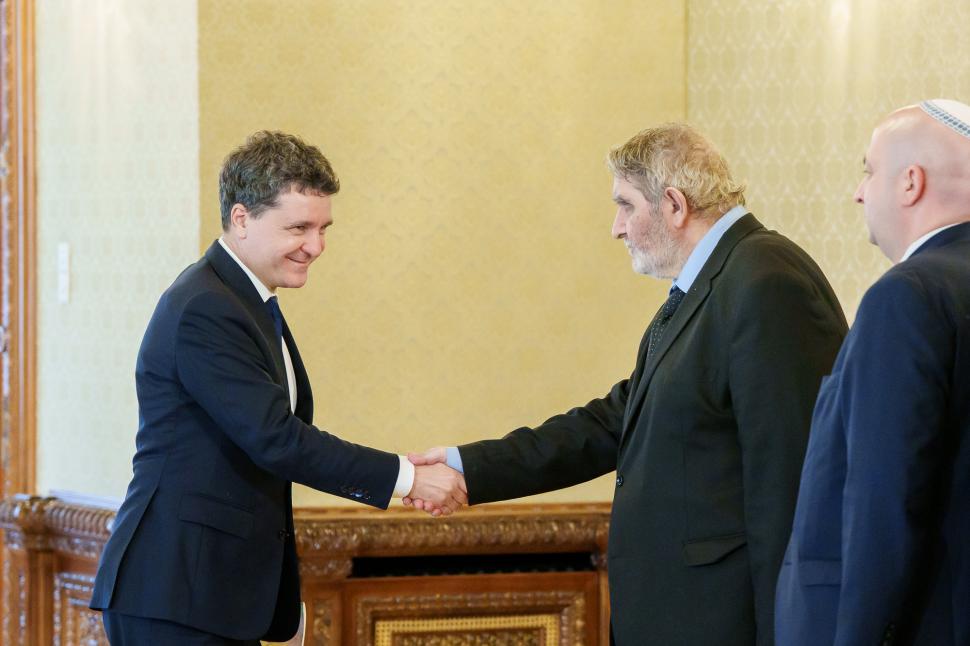 Imaginile zilei de la Cotroceni. Nicușor Dan a râs cu Daniel Băluță. Anamaria Gavrilă a mers cu iubitul 982090