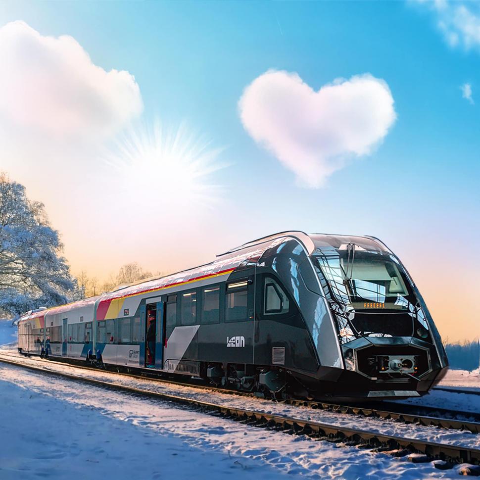 A fost lansat trenul Leon, primul automotor Diesel fabricat 100% în România după opt decenii. Cum arată și pe ce rute va circula 982387