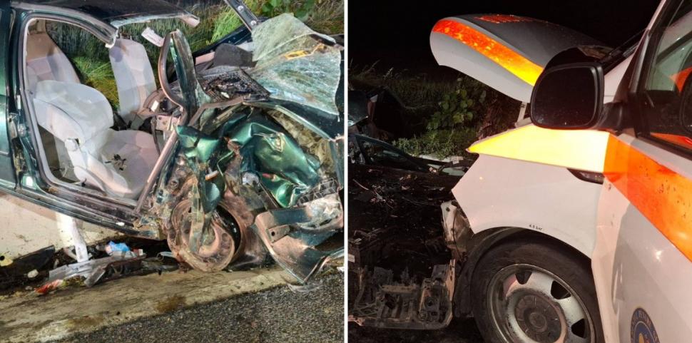 Accident mortal în Botoşani, după ce o maşină şi o ambulanţă s-au ciocnit frontal. 2 oameni au murit, iar alţi 4 sunt răniţi 982169