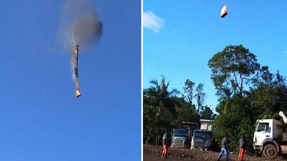 Un balon cu aer cald, plin cu turiști, a luat foc în aer şi s-a prăbuşit, în Brazilia: 8 oameni au murit, 13 au supravieţuit 982514