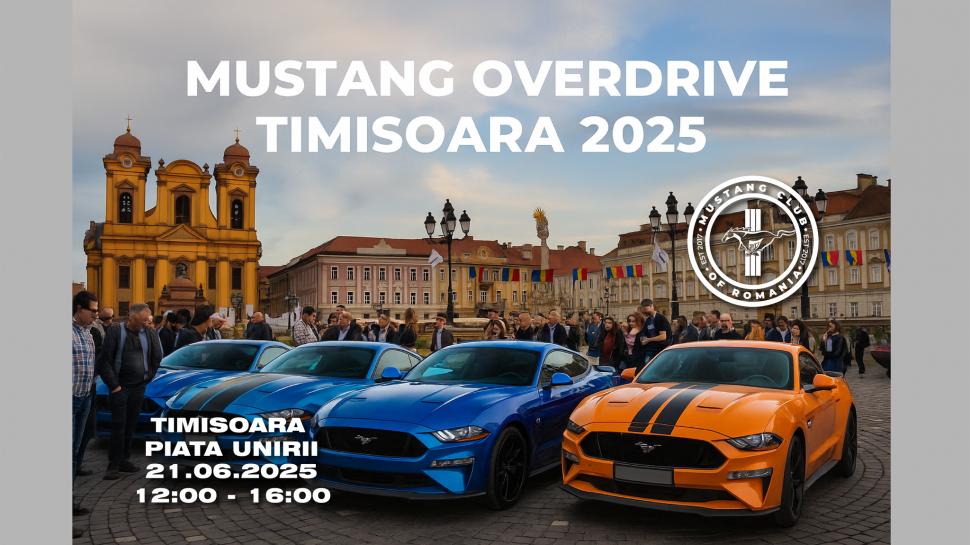 Timişoara, capitala cailor putere americani. Pasionaţii de maşini au admirat zeci de modele de Ford Mustang 982668