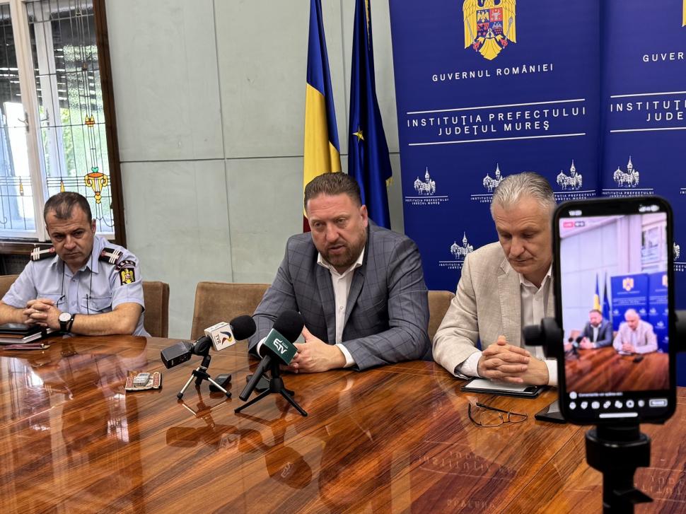 Furnizarea apei menajere, reluată temporar la Târnăveni. Luni seară va ajunge un nou val de salinitate, iar apa va fi oprită 982983