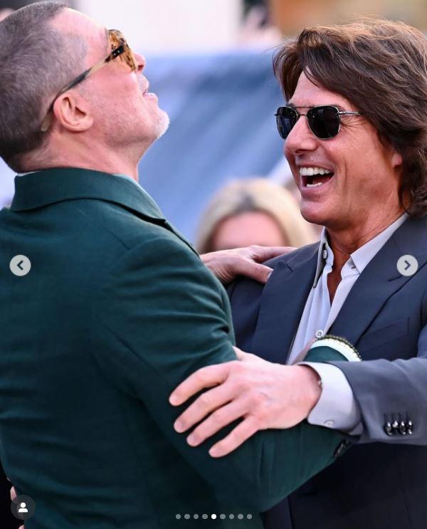 După 30 de ani, Brad Pitt şi Tom Cruise au făcut senzaţie pe covorul roşu la premiera filmului F1, la Londra: "Fraţi din mame diferite" 983517