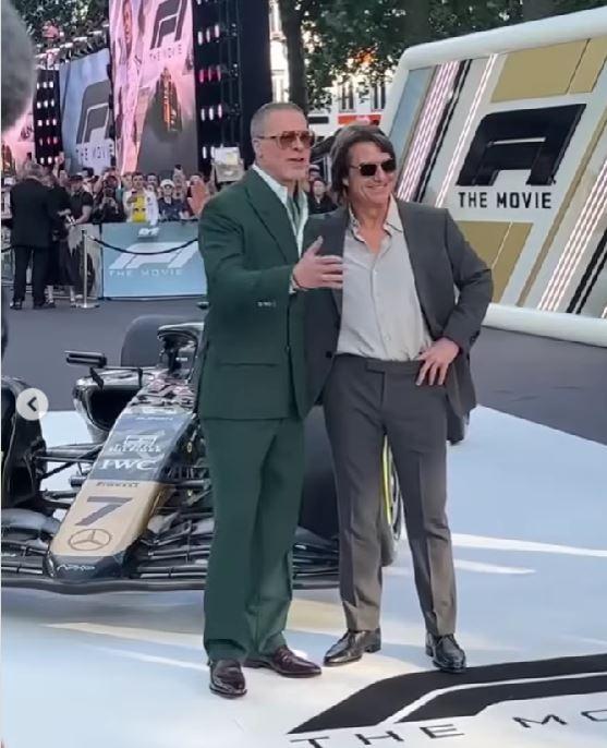După 30 de ani, Brad Pitt şi Tom Cruise au făcut senzaţie pe covorul roşu la premiera filmului F1, la Londra: "Fraţi din mame diferite" 983522