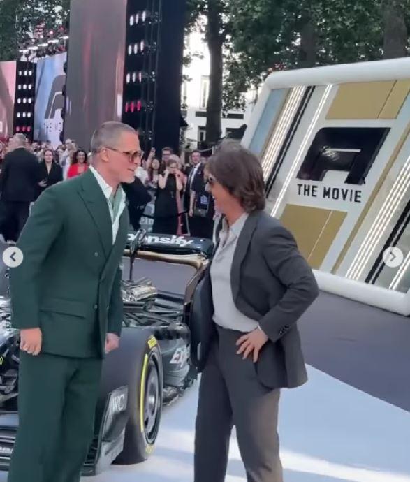 După 30 de ani, Brad Pitt şi Tom Cruise au făcut senzaţie pe covorul roşu la premiera filmului F1, la Londra: "Fraţi din mame diferite" 983525