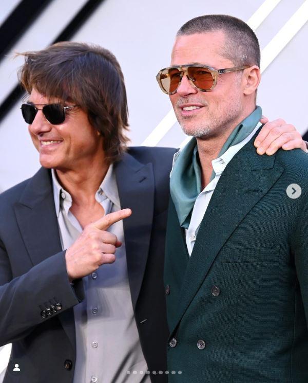 După 30 de ani, Brad Pitt şi Tom Cruise au făcut senzaţie pe covorul roşu la premiera filmului F1, la Londra: "Fraţi din mame diferite" 983528