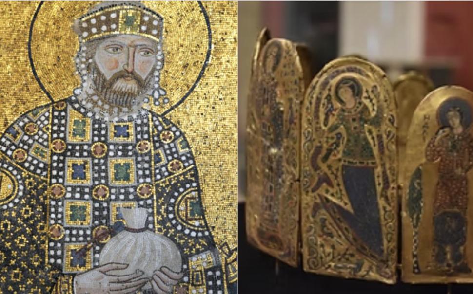 Comoară bizantină din aur, descoperită de un fermier pe câmp: Cum arată „Coroana Mononmachos”. Îl arată pe „cel care luptă singur” 985217