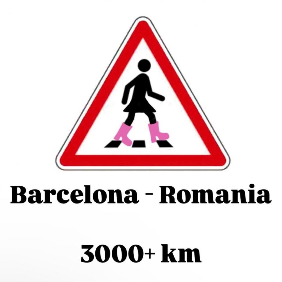 Mii de kilometri pe tocuri: Dora, tânăra care merge din Spania până în România pentru victimele traficului sexual 984581