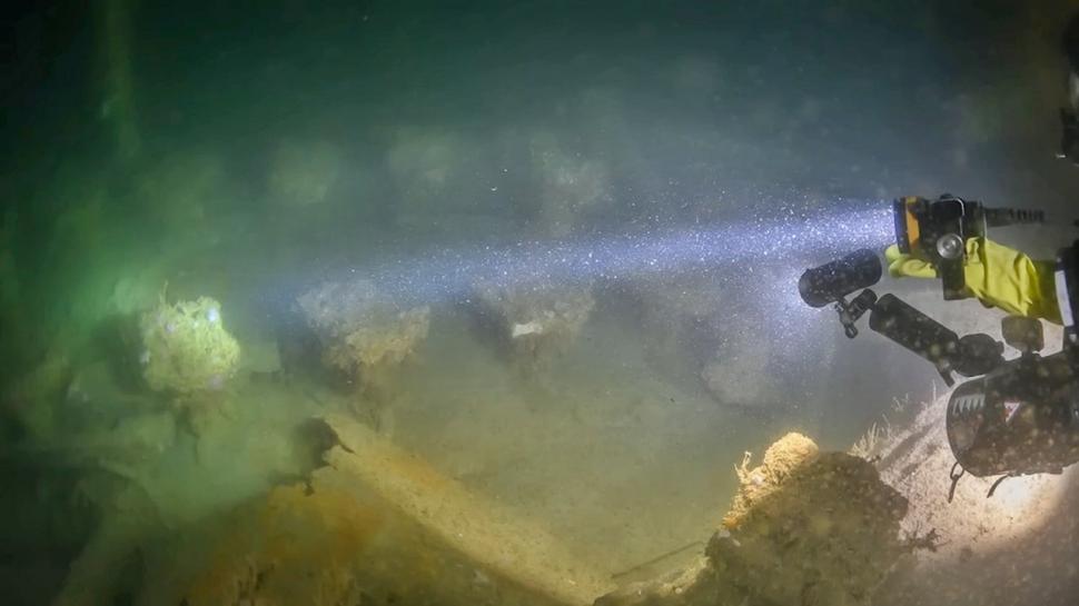 Restaurantul unui pachebot de lux scufundat în Primul Război Mondial a fost găsit aproape intact. Imagini rare văzute după un secol 985500