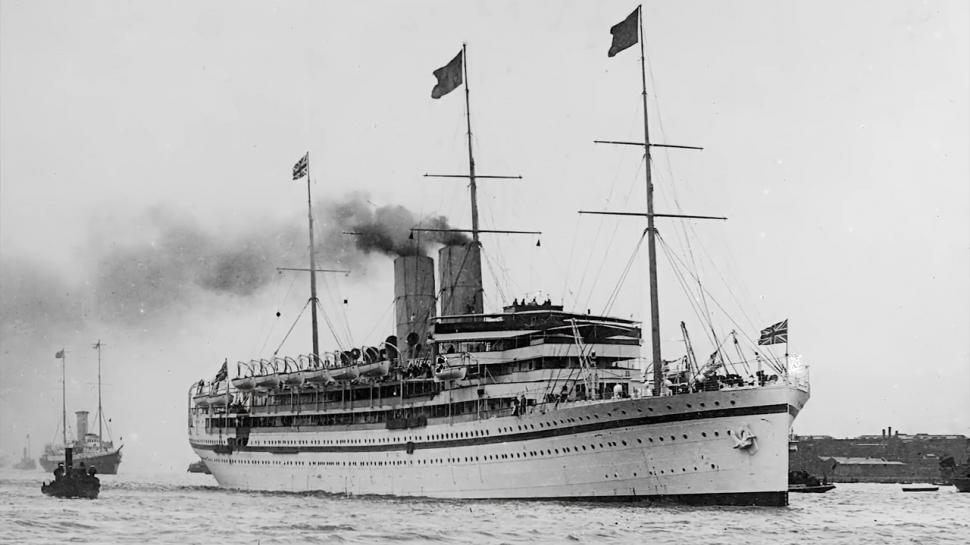 Restaurantul unui pachebot de lux scufundat în Primul Război Mondial a fost găsit aproape intact. Imagini rare văzute după un secol 985505