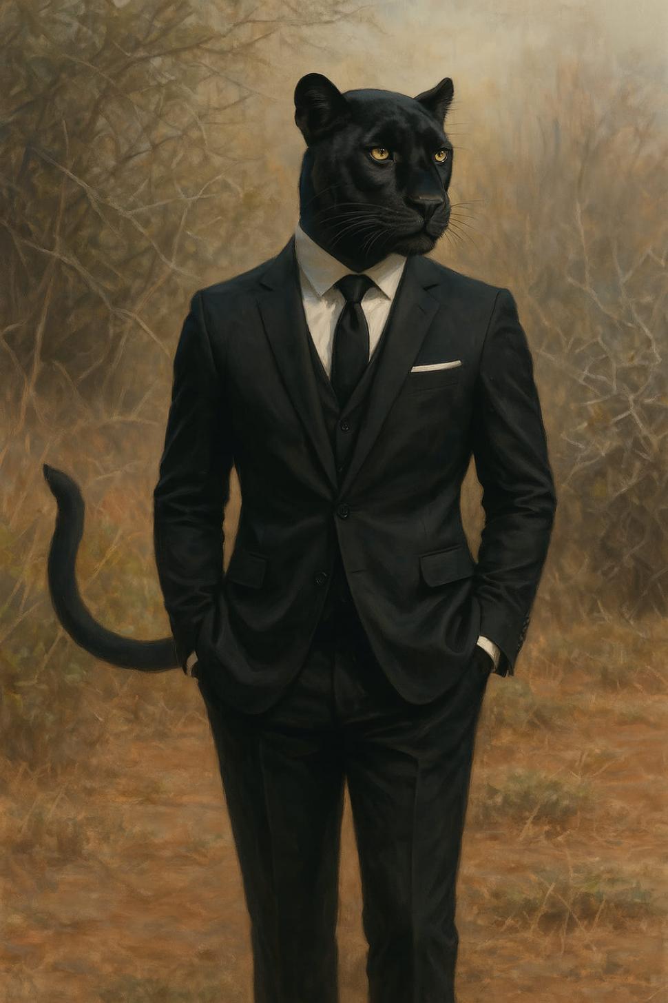 Festival de meme-uri pe internet cu pantera neagră în România: Felina ba mănâncă o șaorma la terasă, ba duce sticle la reciclat 986235