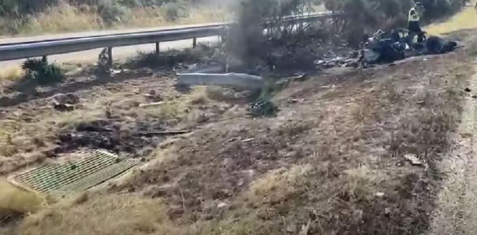 Imagini de la locul accidentului în care a murit Diogo Jota. Jucătorul de la Liverpool şi fratele lui au ars în Lamborghini 986273