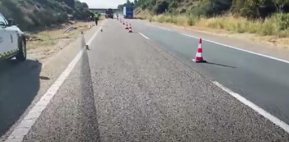 Imagini de la locul accidentului în care a murit Diogo Jota. Jucătorul de la Liverpool şi fratele lui au ars în Lamborghini 986278