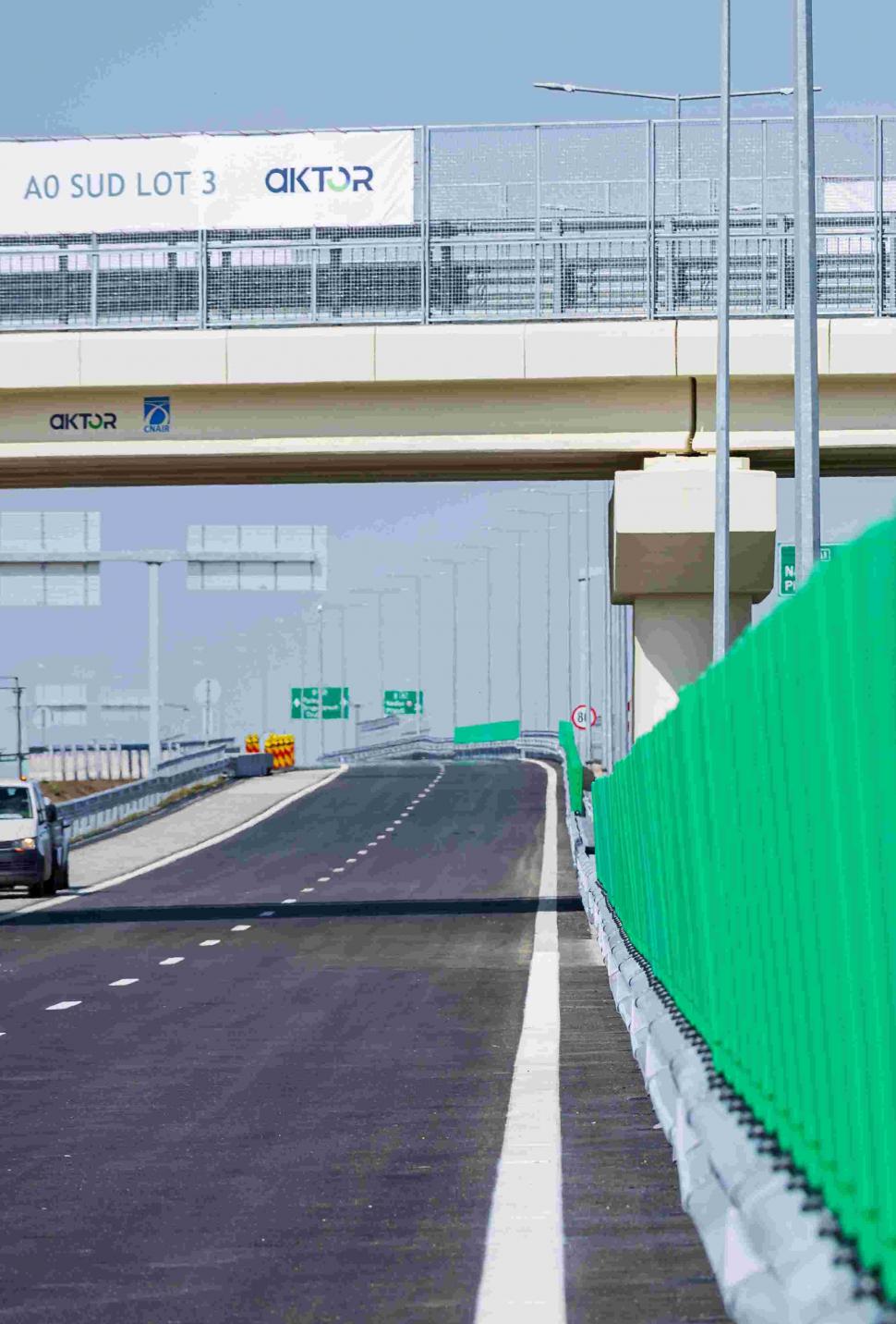 Autostrada A0 Sud este completă: AKTOR a dat în trafic Lotul 3 986615