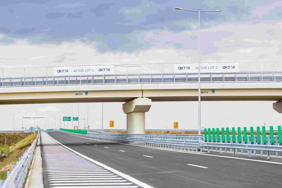 Autostrada A0 Sud este completă: AKTOR a dat în trafic Lotul 3 986617