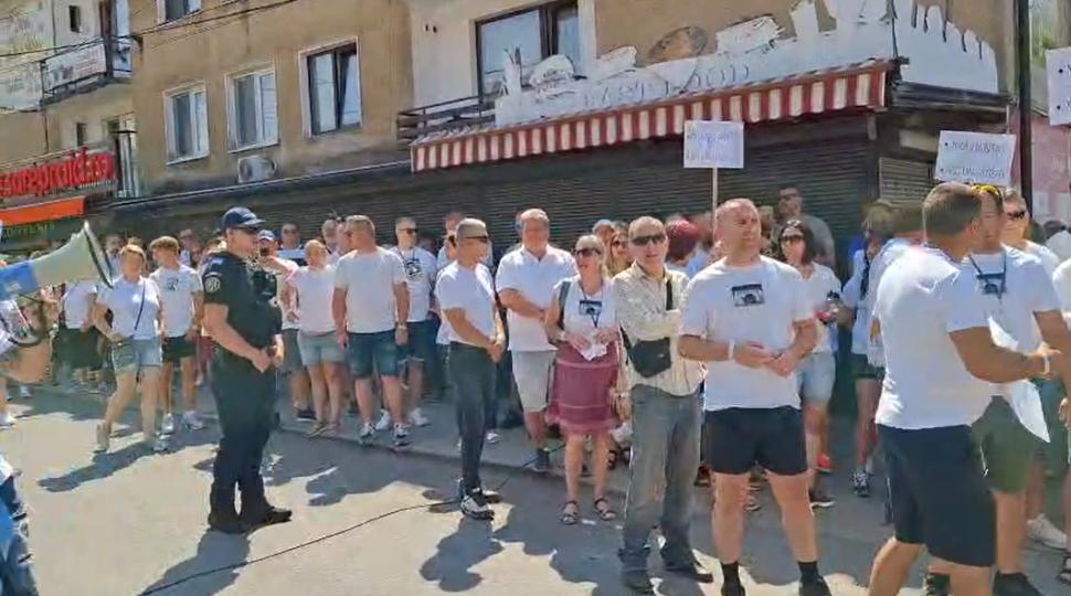 Sute de oameni au protestat la Praid: „Pentru noi, mina este centrul lumii” 986705