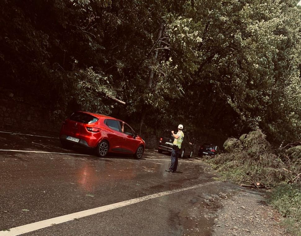 „Sfârșitul lumii în Sinaia”: Sunt 16 răniți, majoritatea turiști străini. Acoperișul gării a fost smuls de vijelie și aruncat peste DN1 987808
