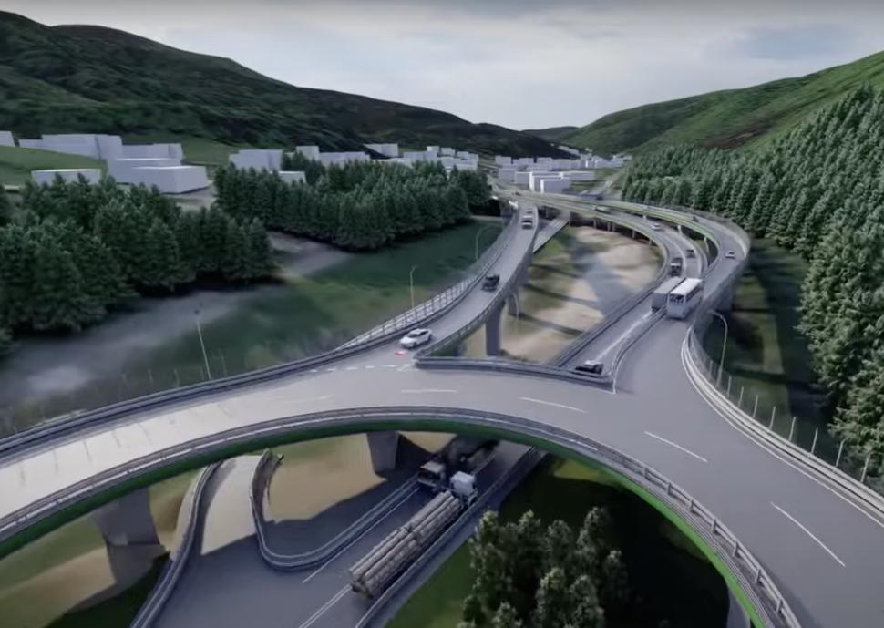 Un sens giratoriu suspendat se va construi la Predeal. Cum va arăta noua intersecție de pe DN1 și când va fi gata 987906