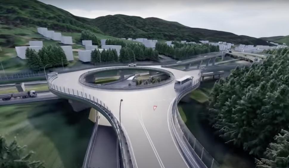 Un sens giratoriu suspendat se va construi la Predeal. Cum va arăta noua intersecție de pe DN1 și când va fi gata 987907