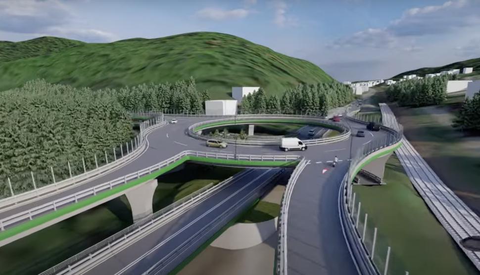 Un sens giratoriu suspendat se va construi la Predeal. Cum va arăta noua intersecție de pe DN1 și când va fi gata 987914