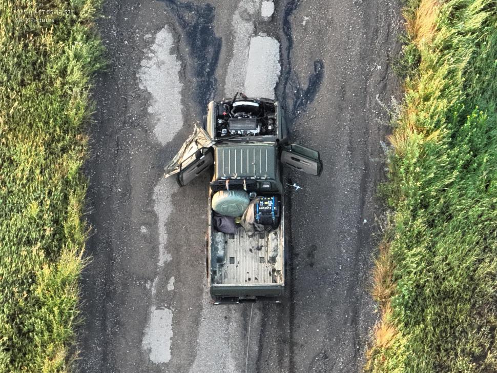 Doi luptători români în Ucraina au fost răniți. O dronă kamikaze a rușilor le-a lovit mașina pe linia frontului din Zaporojie 988304