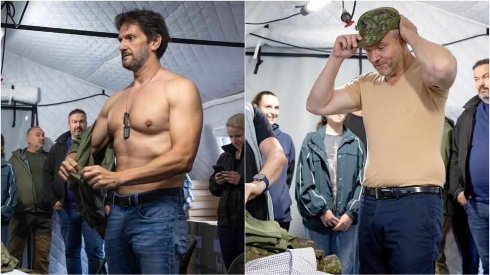 În Slovacia, președintele țării și ministrul apărării s-au dezbrăcat de costume și au început pregătirea militară: Nu e un reality show 988489