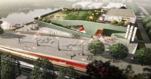 Se reiau lucrările la Patinoarul Flamaropol din București, la aproape 10 ani de la începerea construcției. Cum va arăta centrul sportiv 989893