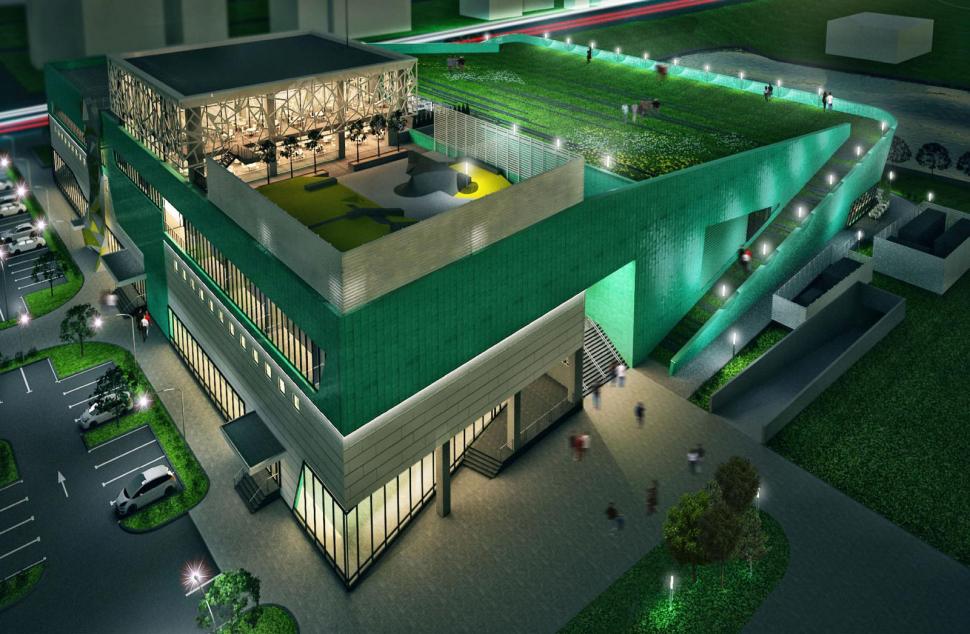 Se reiau lucrările la Patinoarul Flamaropol din București, la aproape 10 ani de la începerea construcției. Cum va arăta centrul sportiv 989904