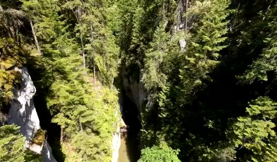 În Munții Hășmaș e un traseu spectaculos care atrage turiști din toată Europa: poduri suspendate, mini-cascade și poteci în serpentină 991319