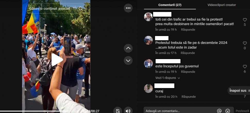 Cum s-a văzut protestul din Piața Victoriei pe rețelele sociale: 200 de mii de protestatari, versus câteva sute în realitate 991668