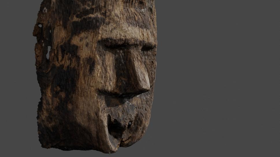 Descoperire uimitoare sub apă: Fața sculptată care a supraviețuit un mileniu. Scafandrii au găsit un chip uman străvechi într-un lac 992442